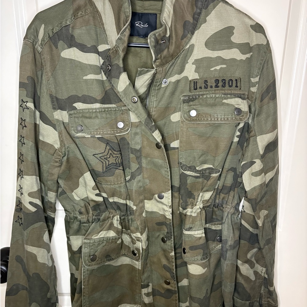 Rails Women's Camouflage Utility Jacket
